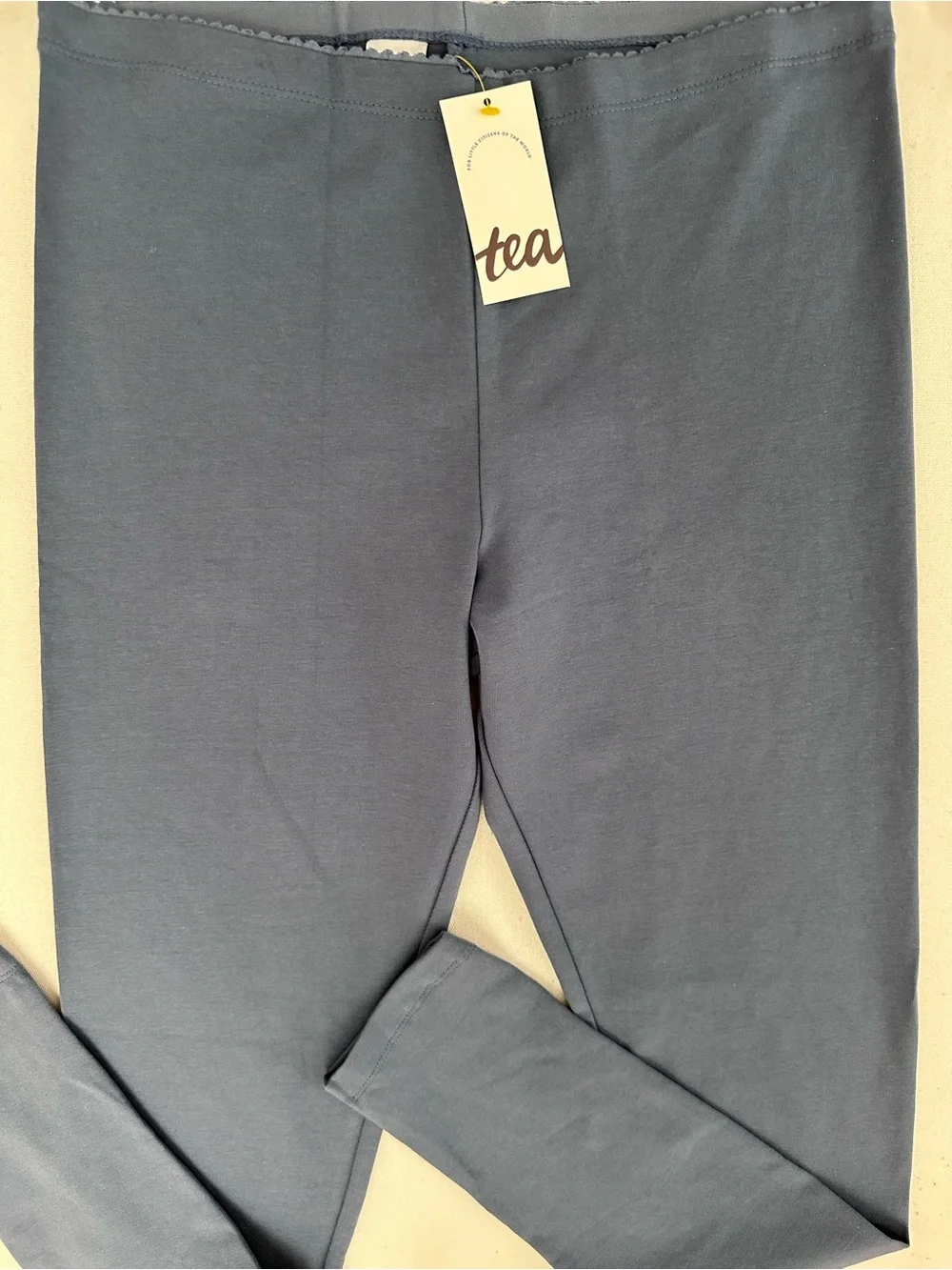 Tea Collection Slate Blue Girls' Stretch Leggings